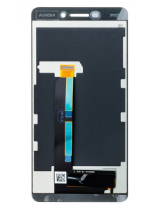 LCD-display Touch Unit Nokia 6.1 - Svart (Service Pack)