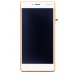 LCD-display + Touch Unit + Framsida Nokia 3 - Koppar (Service Pack)