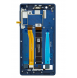 LCD-display + Touch Unit + Framsida Nokia 3 - Blå (Service Pack)