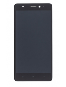 LCD-display + Touch Unit + Framsida Lenovo A7000 - Svart