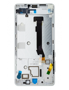 LCD-skärm + beröringsenhet + framsida för Xiaomi Mi Mix 2S - Vit (Service Pack)