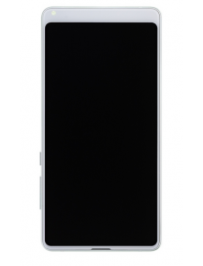 LCD-skärm + beröringsenhet + framsida för Xiaomi Mi Mix 2S - Vit (Service Pack)