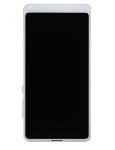 LCD-skärm + beröringsenhet + framsida för Xiaomi Mi Mix 2S - Vit (Service Pack)