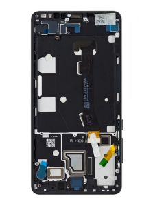 LCD-display + Touch Unit + Framsida för Xiaomi Mi Mix 2S - Svart (Service Pack)