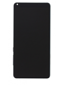 LCD-display + Touch Unit + Framsida för Xiaomi Mi Mix 2S - Svart (Service Pack)