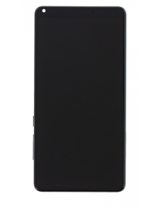 LCD-display + Touch Unit + Framsida för Xiaomi Mi Mix 2S - Svart (Service Pack)