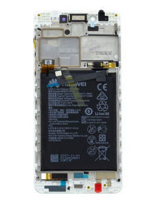 LCD-skärm + beröringsenhet + framsida Huawei Honor 6C - Guld (Service Pack)
