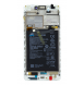 LCD-skärm + beröringsenhet + framsida Huawei Honor 6C - Guld (Service Pack)