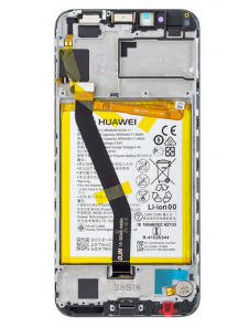 LCD-display + Touch Unit Huawei Y6 2018 - Svart (Service Pack)