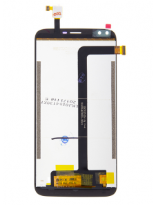 LCD-skärm + Touch Unite för Doogee X30 - Svart