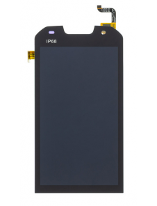 LCD-skärm + Touch Unite för Doogee S30 - Svart