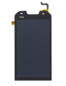 LCD-skärm + Touch Unite för Doogee S30 - Svart