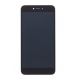 LCD-skärm + beröringsenhet + framsida för Xiaomi Redmi Note 5A - Svart (Service Pack)
