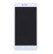 LCD-skärm + beröringsenhet + framsida för Xiaomi Redmi Note 4A - Vit (Service Pack)
