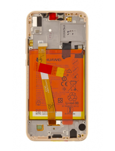 LCD-skärm + pekdon Huawei P20 Lite - Rosa (Service Pack)