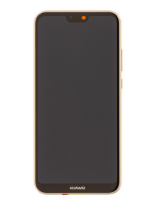 LCD-skärm + pekdon Huawei P20 Lite - Rosa (Service Pack)