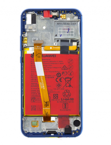 LCD-display + Touch Unit Huawei P20 Lite - Blå (Service Pack)