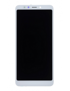 LCD-skärm + beröringsenhet + framsida för Xiaomi Redmi 5 - Vit (Service Pack)