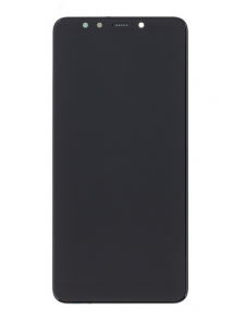 LCD-skärm + beröringsenhet + framsida för Xiaomi Redmi 5 - Svart (Service Pack)