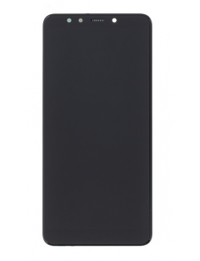 LCD-skärm + beröringsenhet + framsida för Xiaomi Redmi 5 - Svart (Service Pack)