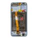 LCD-skärm + beröringsenhet + framsida Huawei Honor 10 - Grå (Service Pack)