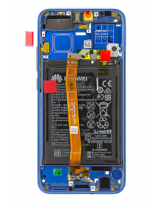 LCD-display + Touch Unit + Framsida Huawei Honor 10 - Blå (Service Pack)