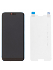 LCD-display + Touch Unit + Framsida Huawei Honor 10 - Blå (Service Pack)