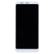 LCD-skärm + beröringsenhet + framsida för Xiaomi Redmi 5 Plus - Vit (Service Pack)