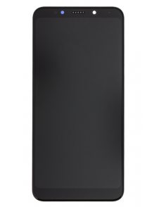 LCD-skärm + beröringsenhet + framsida för Xiaomi Redmi 5 Plus - Svart (Service Pack)