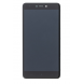 LCD-skärm + beröringsenhet + framsida för Xiaomi Redmi Note 4 Global - Svart (Service Pack)