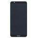 LCD-skärm + beröringsenhet + framsida Huawei Honor 7X - Svart (Service Pack)