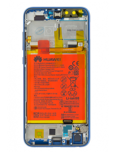 LCD-skärm + beröringsenhet + framsida Huawei Honor 9 Lite - Blå (Service Pack)
