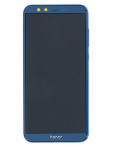 LCD-skärm + beröringsenhet + framsida Huawei Honor 9 Lite - Blå (Service Pack)