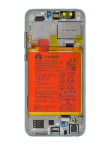 LCD-skärm + beröringsenhet + framsida Huawei Honor 9 Lite - Grå (Service Pack)