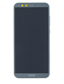 LCD-skärm + beröringsenhet + framsida Huawei Honor 9 Lite - Grå (Service Pack)