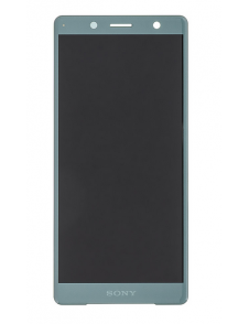 LCD-display + pekdon Sony Xperia XZ2 Compact H8324 - Grön (Service Pack)