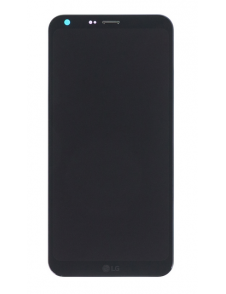 LCD-display + Touch Unit + Framsida LG Q6 M700n - Svart