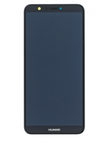 LCD-display + Touch Unit + Framsida Huawei P Smart - Svart (Service Pack)