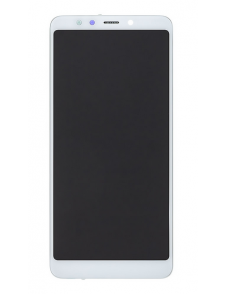 LCD-skärm + beröringsenhet + framsida för Xiaomi Redmi 5 - Vit