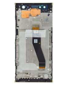 LCD-display + beröringsenhet + framsida Sony Xperia XA2 Ultra H4213 - Guld (servicepack)