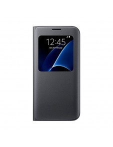 Samsung EF-CG935PBE S-View Case Vikbart Fodral Till Samsung Galaxy S7 Edge - Svart