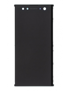LCD-skärm + pekdon + främre skal Sony Xperia XA2 Ultra H4213 - Svart (Service Pack)