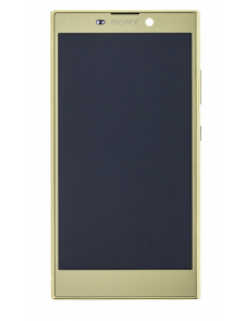 LCD-display + Touch Unit + Framsida Sony Xperia L2 H3311 - Guld (Service Pack)