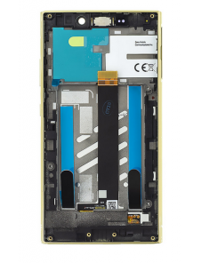 LCD-display + Touch Unit + Framsida Sony Xperia L2 H3311 - Guld (Service Pack)