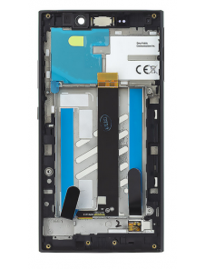 LCD-skärm Touch Unit Front Cover Sony Xperia L2 H3311 - Svart (Service Pack)