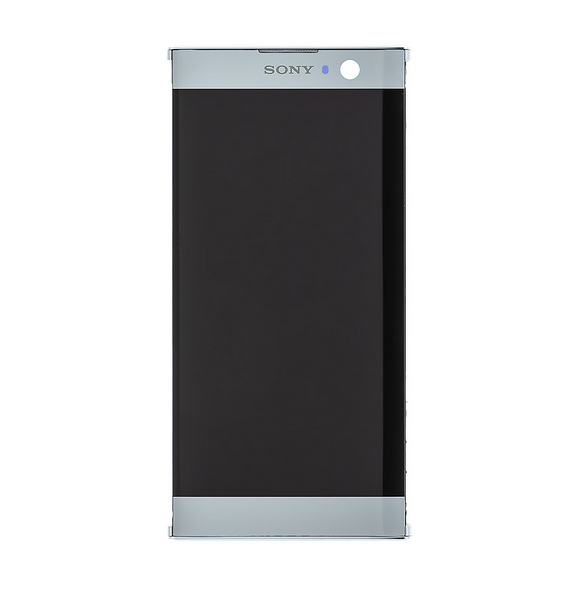LCD-display + beröringsenhet + framsida Sony Xperia XA2 H4113 - Silver (Service Pack)