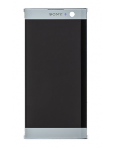 LCD-display + beröringsenhet + framsida Sony Xperia XA2 H4113 - Silver (Service Pack)