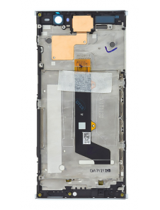 LCD-display + beröringsenhet + framsida Sony Xperia XA2 H4113 - Silver (Service Pack)