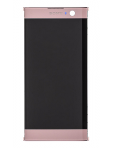 LCD-skärm Touch Unit Front Cover Sony Xperia XA2 H4113 - Rosa (Service Pack)