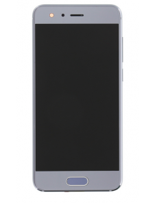 LCD-display Touch Unit + Front Cover Huawei Honor 9 - Grå (Service Pack)